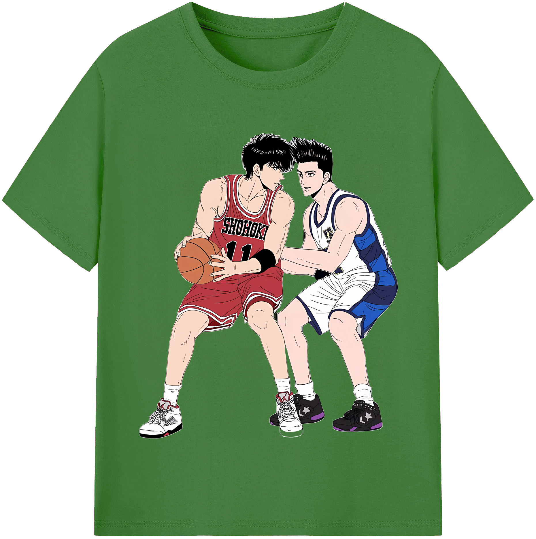 （画像用） SLAM DUNK／スラムダンク レディースカジュアルプリントTシャツ（綿100％）